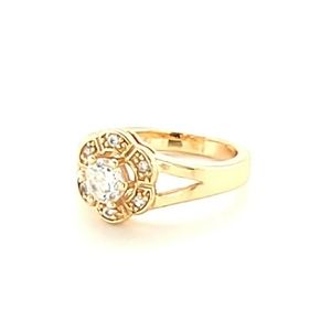 Ladies English Cluster Flower Ring